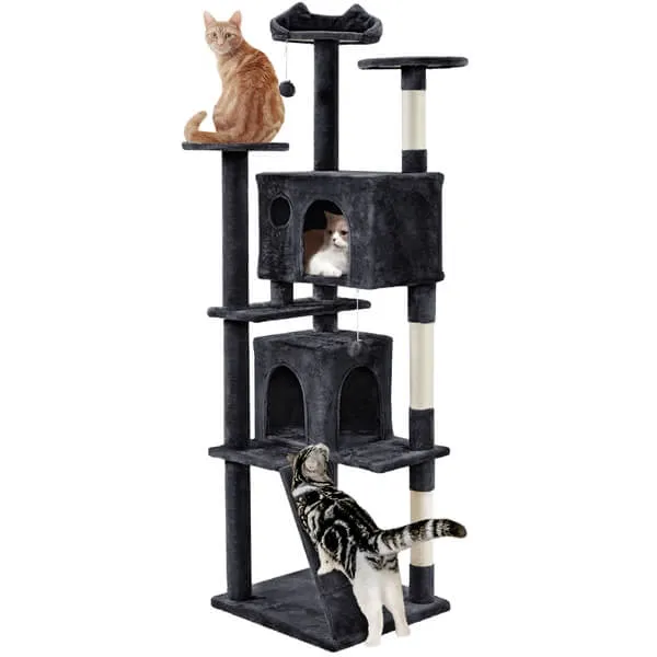 Yaheetech XL Cat Tree 80in Multi-Level Cat Tower