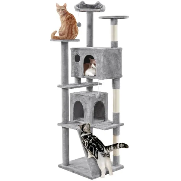 Yaheetech XL Cat Tree 80in Multi-Level Cat Tower