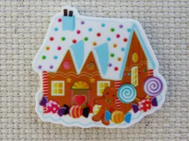 Yummy Gingerbread House Needle Minder, Cover Minder, Magnet